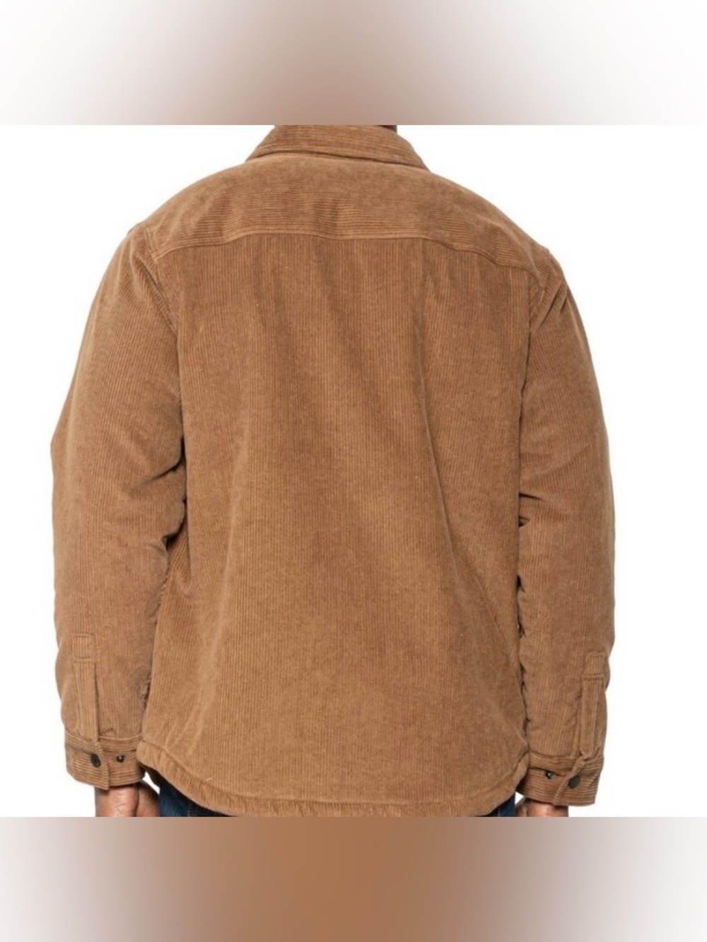 Telluride Clothing Company Corduroy Shacket with Sherpa Lining Sz XL - Picture 3 of 10